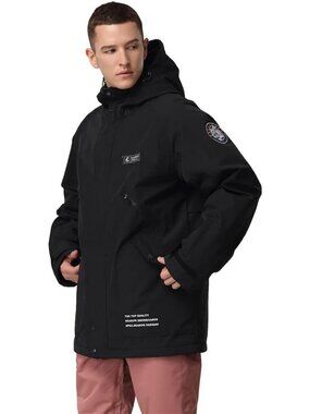 Waterproof Winter Ski Jacket for Women & Men - Hooded Snow Coat for Couples